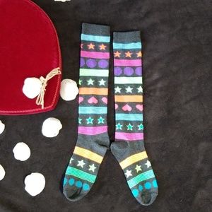 Simple, Neon, Knee Highs